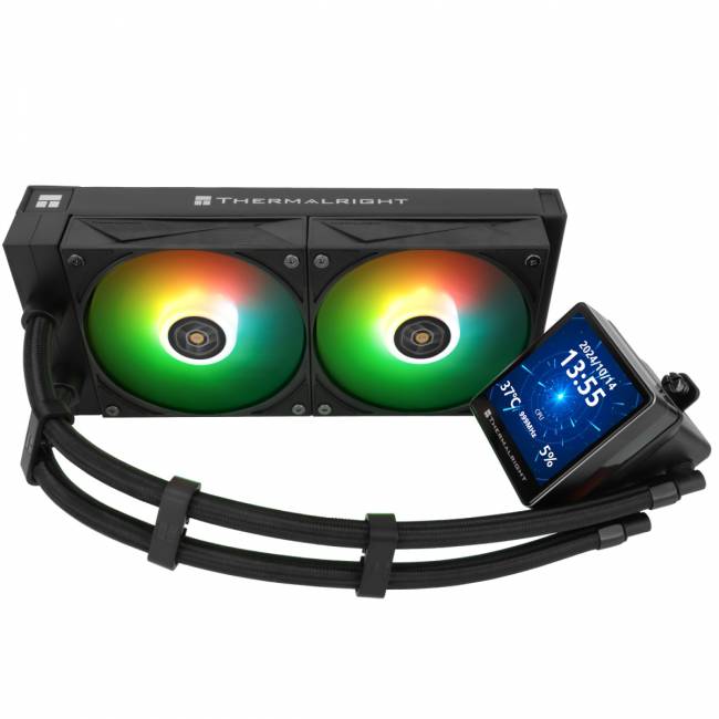 Водяное охлаждение для процессора Thermalright Grand Vision 240 Black — для бизнеса и офиса Водяное охлаждение для процессора Thermalright Grand Vision 240 Black — для бизнеса и офиса