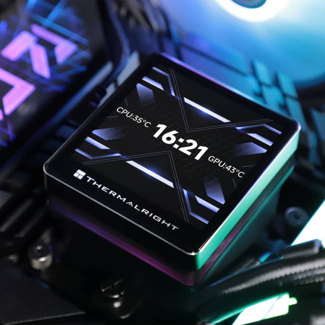 Водяное охлаждение для процессора Thermalright Grand Vision 240 Black — для бизнеса и офиса Водяное охлаждение для процессора Thermalright Grand Vision 240 Black — для бизнеса и офиса