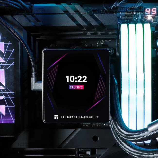 Водяное охлаждение для процессора Thermalright Grand Vision 240 Black — для бизнеса и офиса Водяное охлаждение для процессора Thermalright Grand Vision 240 Black — для бизнеса и офиса