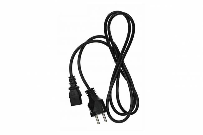 Кабель компьютер - розетка 220V EU (прямой)<VDE> 3GX0,75mm2, 1,8m, медь, Telecom <TE021-CU0.75-1.8> VCOM TE021-CU0.75-1.8M — для бизнеса и офиса