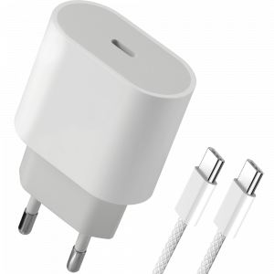Defender Сетевой адаптер UPA-121 20W, USB C,кабель Type-C,белый Defender 83222