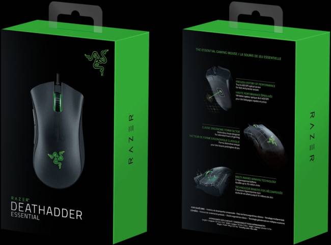 Игровая мышь Razer DeathAdder Essential Razer DeathAdder Essential — для бизнеса и офиса Игровая мышь Razer DeathAdder Essential Razer DeathAdder Essential — для бизнеса и офиса