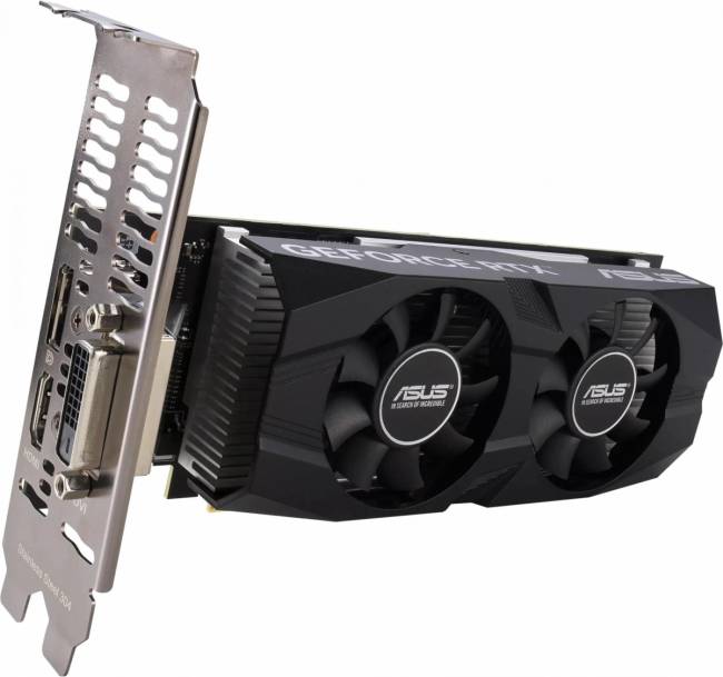 Видеокарта ASUS RTX3050-O6G-LP-BRK — для бизнеса и офиса Видеокарта ASUS RTX3050-O6G-LP-BRK — для бизнеса и офиса