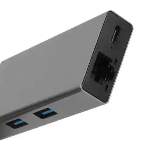 Адаптер Type-Cm --> RJ-45+2USB3.0(f) +PD100Вт Alum Shell VCOM <CU459> VCOM CU459 — для бизнеса и офиса Адаптер Type-Cm --> RJ-45+2USB3.0(f) +PD100Вт Alum Shell VCOM <CU459> VCOM CU459 — для бизнеса и офиса