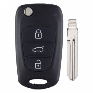 Корпус выкидного ключа KIA 3 кнопки HY-11D HYN14R, с лого
