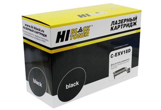Драм-юнит Hi-Black (HB-C-EXV18D) для Canon iR 1018/1020, 21K — для бизнеса и офиса Драм-юнит Hi-Black (HB-C-EXV18D) для Canon iR 1018/1020, 21K — для бизнеса и офиса