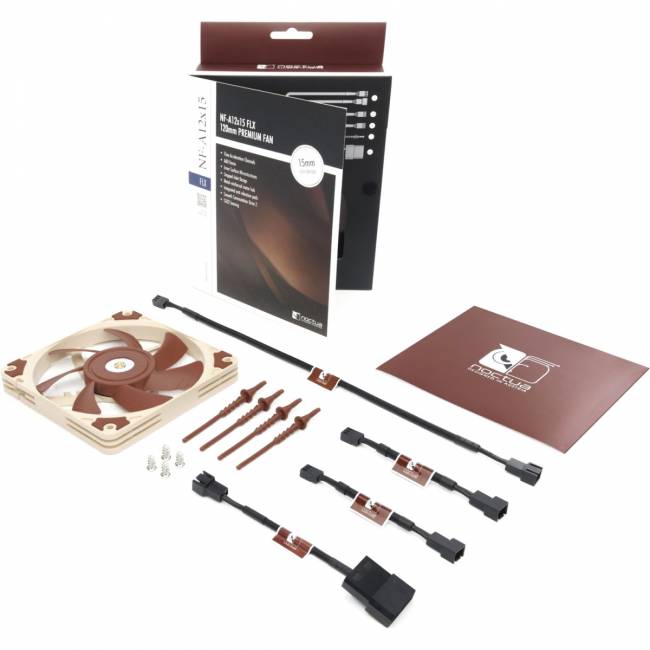 Кулер для корпуса Noctua NF-A12x15 FLX — для бизнеса и офиса Кулер для корпуса Noctua NF-A12x15 FLX — для бизнеса и офиса