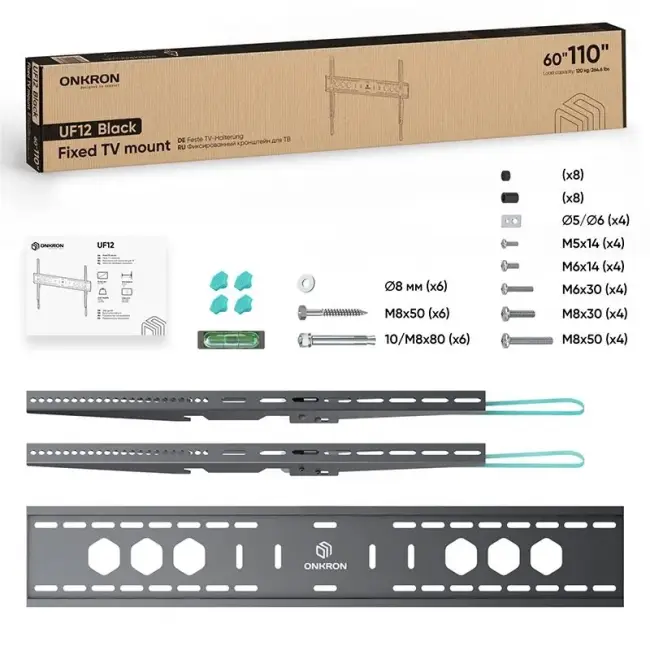 Кронштейн ONKRON ONKRON ONKRON UF12 BLACK — для бизнеса и офиса Кронштейн ONKRON ONKRON ONKRON UF12 BLACK — для бизнеса и офиса