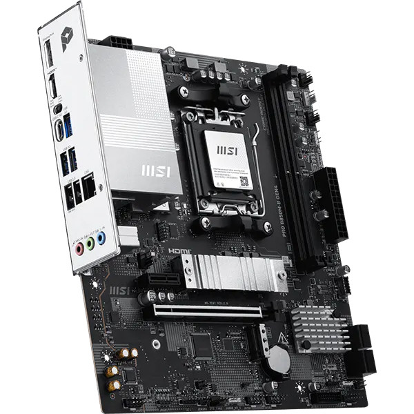 Материнская плата MSI PRO B850M-B GEN4 — для бизнеса и офиса Материнская плата MSI PRO B850M-B GEN4 — для бизнеса и офиса