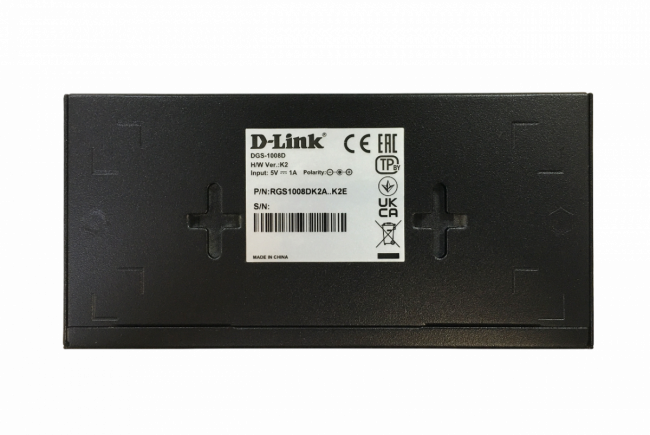 Коммутатор D-Link DGS-1008D/R1A — для бизнеса и офиса