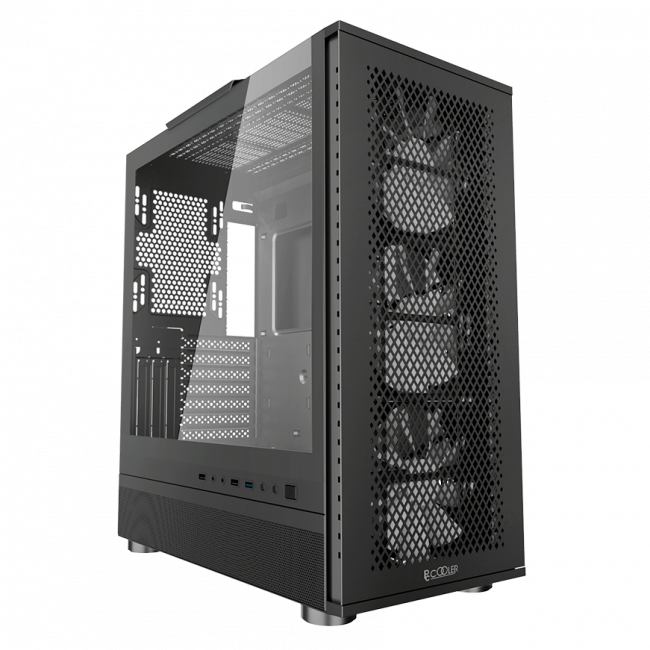 Корпус без блока питания PcCooler ME200 MESH BK — для бизнеса и офиса