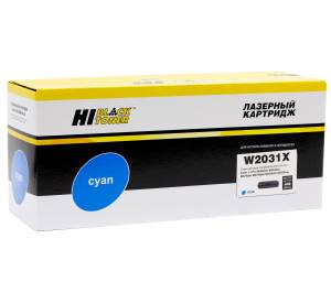 Картридж Hi-Black (HB-W2031X) для HP Color LaserJet Pro M454dn/M479dw, №415X, C, 6K Картридж Hi-Black (HB-W2031X) для HP Color LaserJet Pro M454dn/M479dw, №415X, C, 6K