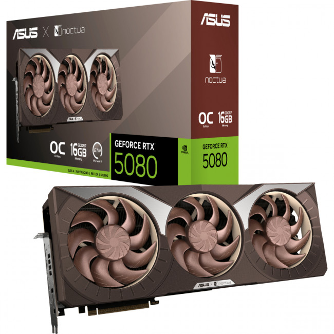 Видеокарта ASUS RTX5080-O16G-NOCTUA (90YV0M32-M0NA00) — для бизнеса и офиса