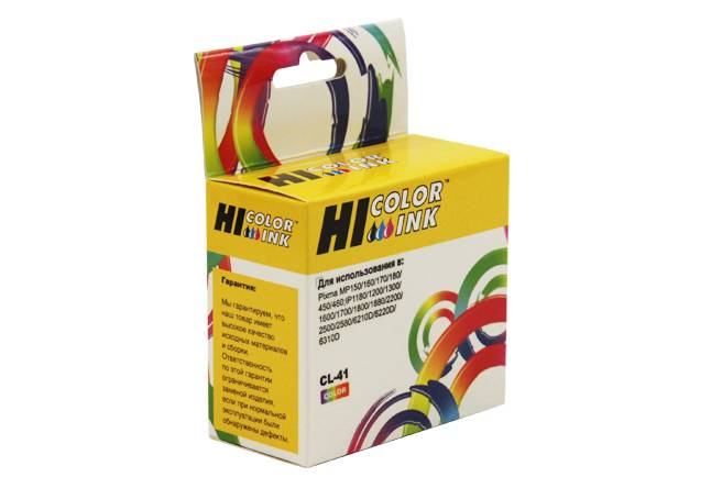 Картридж Hi-Black (HB-CL-41) для Canon PIXMA MP150/170/450/iP1200/1600/2200, Color — для бизнеса и офиса Картридж Hi-Black (HB-CL-41) для Canon PIXMA MP150/170/450/iP1200/1600/2200, Color — для бизнеса и офиса