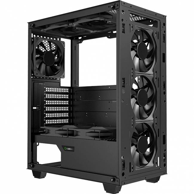 Компьютерный корпус, без блока питания ATX GameMax Fortress TG — для бизнеса и офиса Компьютерный корпус, без блока питания ATX GameMax Fortress TG — для бизнеса и офиса
