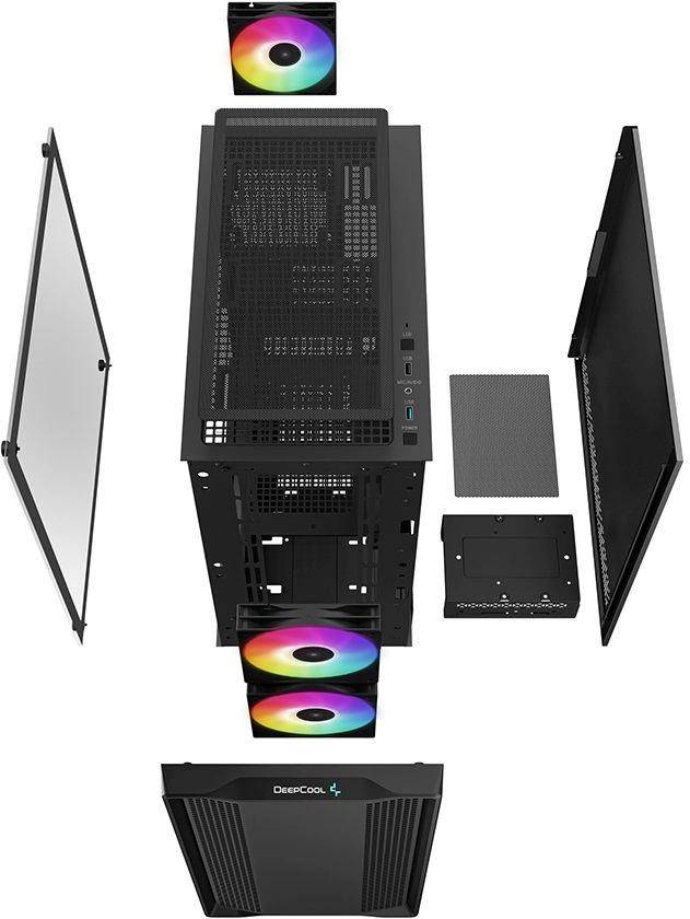 Корпус Deepcool R-CC360-BKAPM3-G-1 — для бизнеса и офиса Корпус Deepcool R-CC360-BKAPM3-G-1 — для бизнеса и офиса