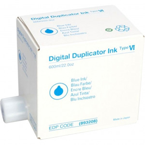 Чернила для дупликатора тип VI синие  (5 картриджей*600мл) Ricoh 893208