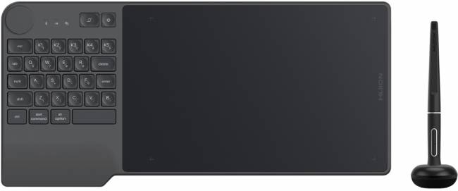 Графический планшет Huion Inspiroy Keydial KD200 — для бизнеса и офиса Графический планшет Huion Inspiroy Keydial KD200 — для бизнеса и офиса