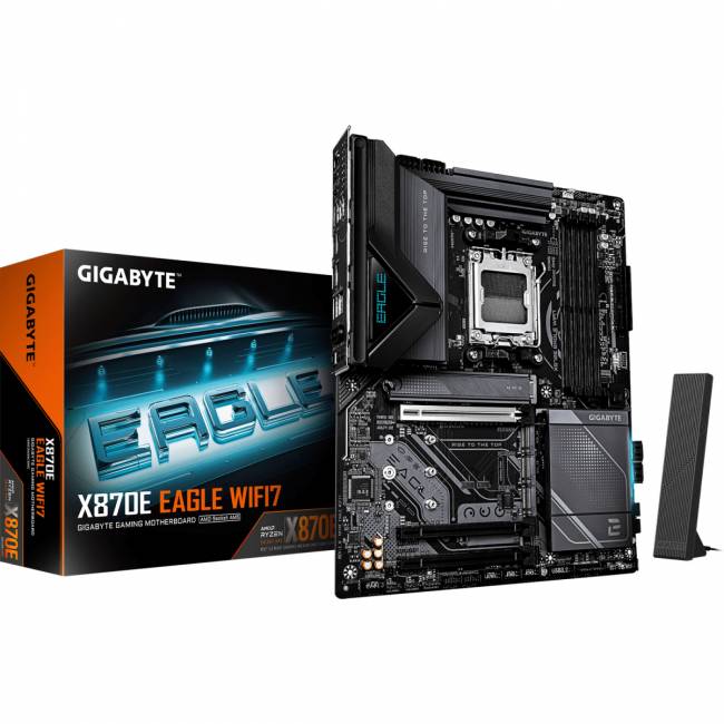 Материнская плата Gigabyte X870E EAGLE WIFI7 — для бизнеса и офиса Материнская плата Gigabyte X870E EAGLE WIFI7 — для бизнеса и офиса
