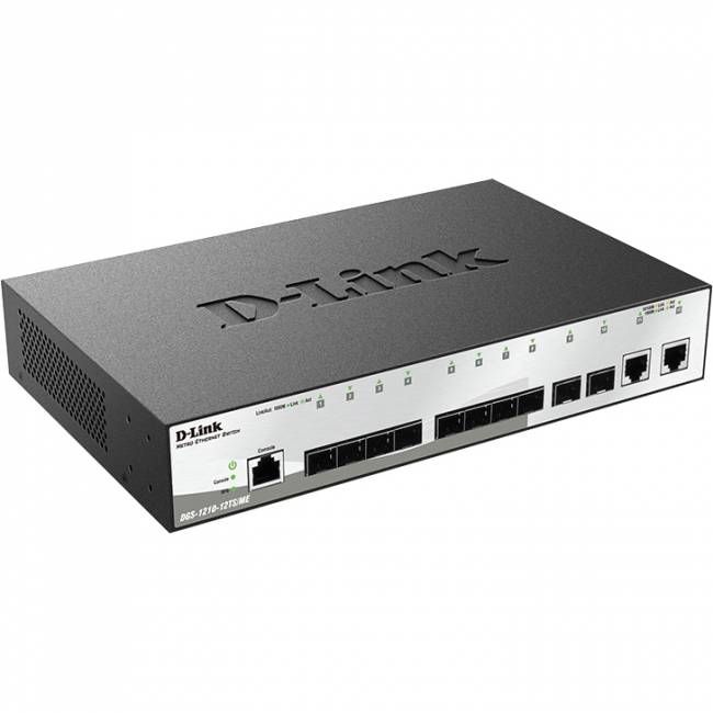Коммутатор D-Link DGS-1210-12TS/ME/B1A — для бизнеса и офиса Коммутатор D-Link DGS-1210-12TS/ME/B1A — для бизнеса и офиса