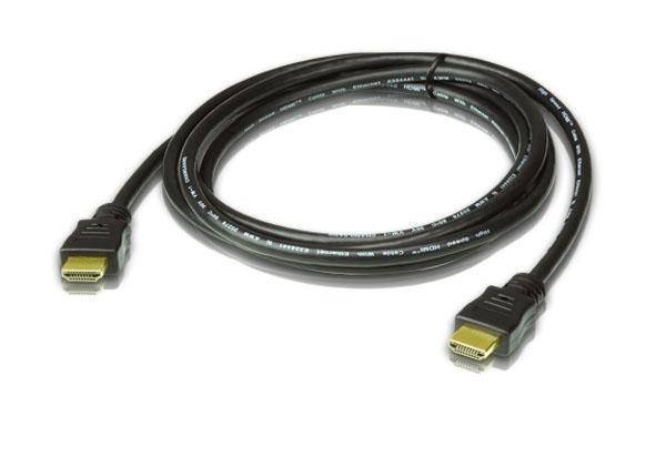 Высокоскоростной кабель HDMI с поддержкой Ethernet (2 м) ATEN 2L-7D02H-1 — для бизнеса и офиса Высокоскоростной кабель HDMI с поддержкой Ethernet (2 м) ATEN 2L-7D02H-1 — для бизнеса и офиса