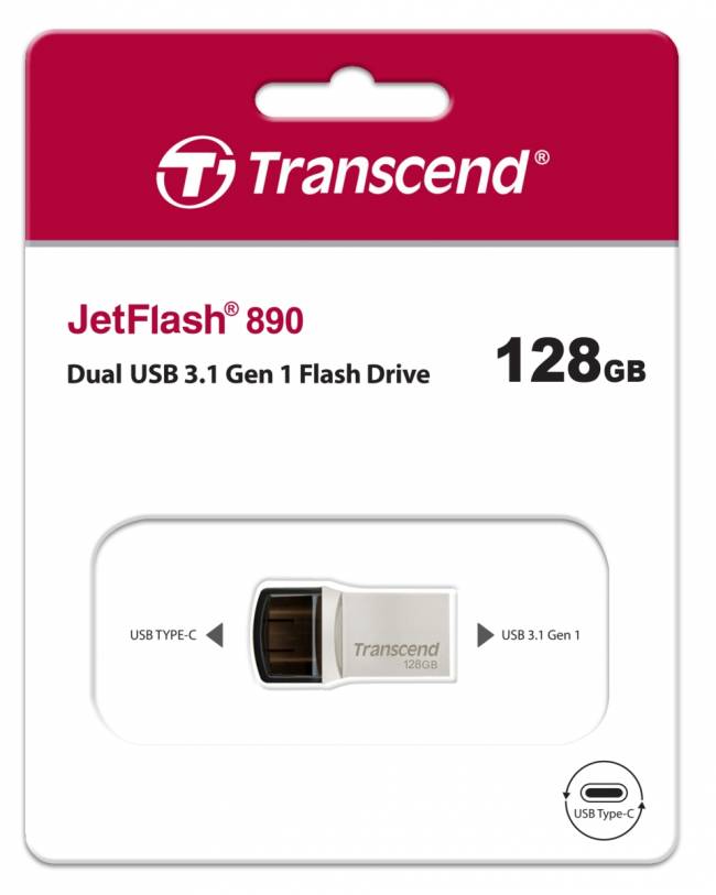 Флеш-накопитель Transcend JetFlash 890 — для бизнеса и офиса Флеш-накопитель Transcend JetFlash 890 — для бизнеса и офиса