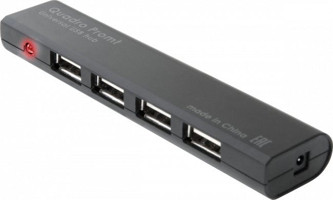 Defender#1 Универсальный USB разветвитель Quadro Promt USB 2.0, 4 порта Defender#1 Quadro Promt USB 2.0 — для бизнеса и офиса Defender#1 Универсальный USB разветвитель Quadro Promt USB 2.0, 4 порта Defender#1 Quadro Promt USB 2.0 — для бизнеса и офиса