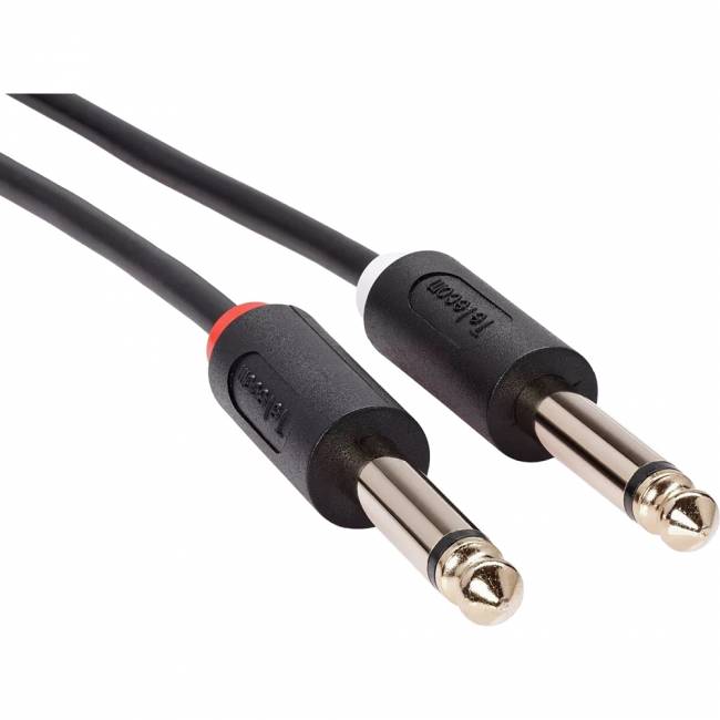 Кабель-адаптер 3.5ST(M)/2X6.35 ST(M), 1.5м, Telecom PRO <TAV6168-1.5M> Адаптер-переходник Telecom Jack 3.5 mm M/2 x jack 6.35 mm M (TAV6168-1.5M) — для бизнеса и офиса
