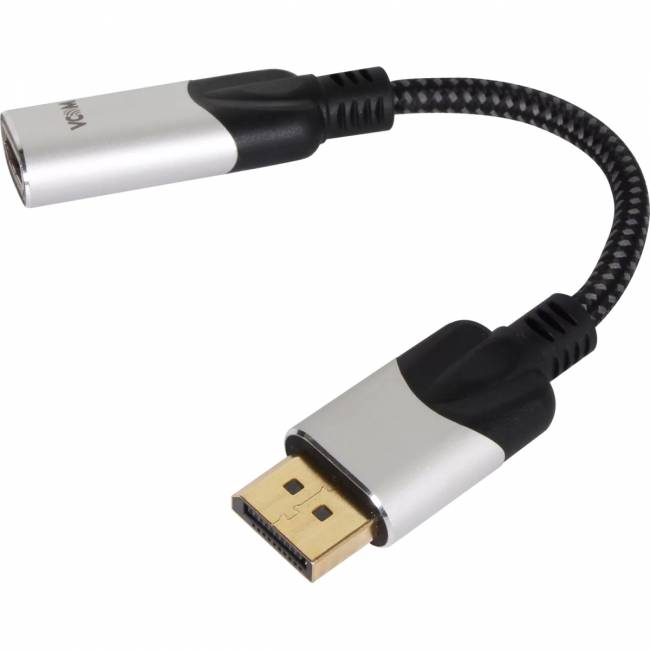 Адаптер DisplayPort(M) ---> HDMI(F) 0.15m 4K@60Hz VCOM <CG621M-0.15> Переходник VCOM DisplayPort M/HDMI F (CG621M-0.15) — для бизнеса и офиса Адаптер DisplayPort(M) ---> HDMI(F) 0.15m 4K@60Hz VCOM <CG621M-0.15> Переходник VCOM DisplayPort M/HDMI F (CG621M-0.15) — для бизнеса и офиса