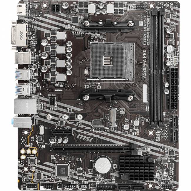 Материнская плата MSI A520M-A PRO — для бизнеса и офиса