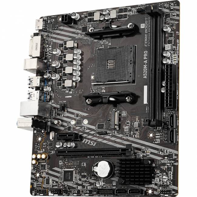 Материнская плата MSI A520M-A PRO — для бизнеса и офиса