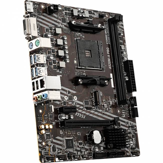 Материнская плата MSI A520M-A PRO — для бизнеса и офиса