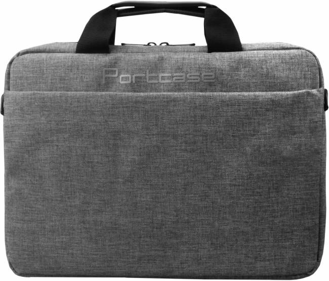 Сумка для ноутбука 14" PORTcase KCB-1614 GREY — для бизнеса и офиса Сумка для ноутбука 14" PORTcase KCB-1614 GREY — для бизнеса и офиса