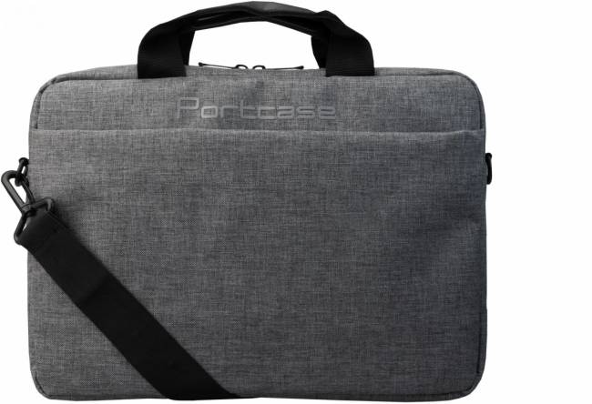 Сумка для ноутбука 14" PORTcase KCB-1614 GREY — для бизнеса и офиса Сумка для ноутбука 14" PORTcase KCB-1614 GREY — для бизнеса и офиса
