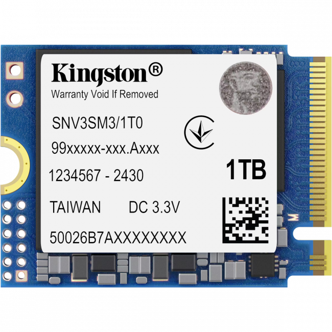 Твердотельный накопитель Kingston SNV3SM3/1T0 — для бизнеса и офиса Твердотельный накопитель Kingston SNV3SM3/1T0 — для бизнеса и офиса