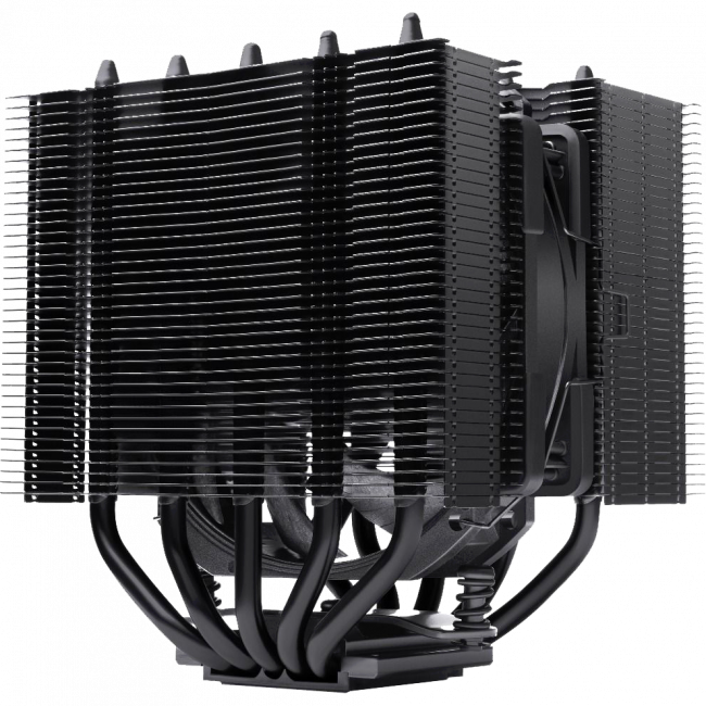 Кулер для процессора Noctua NH-D12L chromax.black — для бизнеса и офиса Кулер для процессора Noctua NH-D12L chromax.black — для бизнеса и офиса