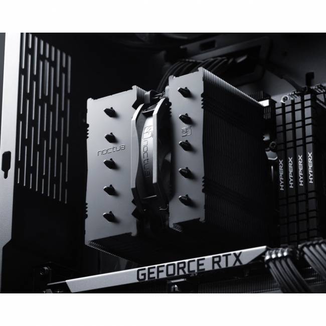 Кулер для процессора Noctua NH-D12L chromax.black — для бизнеса и офиса Кулер для процессора Noctua NH-D12L chromax.black — для бизнеса и офиса