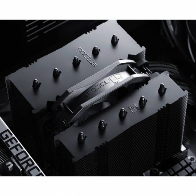 Кулер для процессора Noctua NH-D12L chromax.black — для бизнеса и офиса Кулер для процессора Noctua NH-D12L chromax.black — для бизнеса и офиса