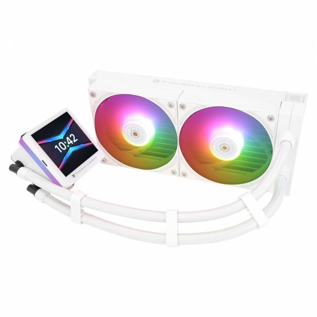 Водяное охлаждение для процессора Thermalright Grand Vision 240 White — для бизнеса и офиса Водяное охлаждение для процессора Thermalright Grand Vision 240 White — для бизнеса и офиса