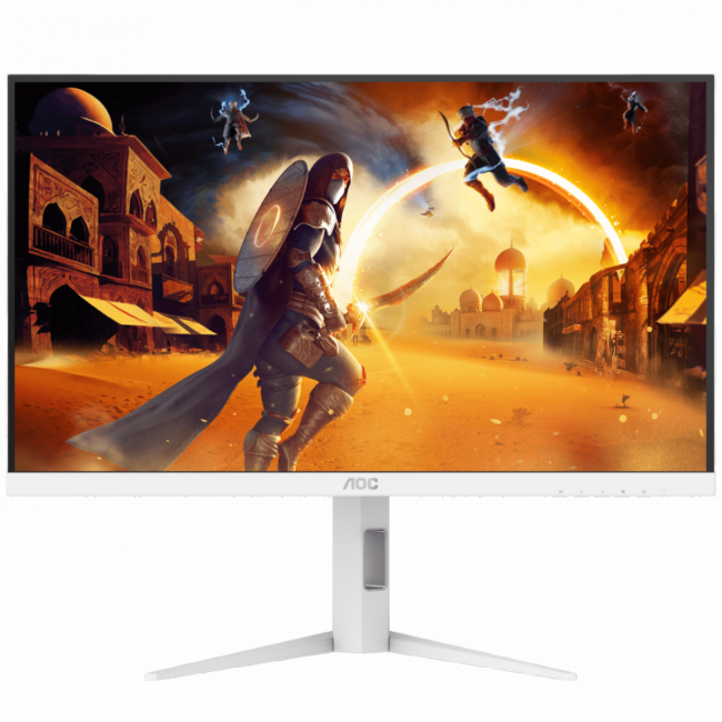 Монитор AOC Q27G4/WS 27" 2560x1440, IPS, 200Hz, 80M:1, 450cd, 0.3 ms, HDMI 2.0, DisplayPort 1.4, Height adj 130, pivot, VESA 100, 3Y, White/Silver Монитор AOC Q27G4/WS — для бизнеса и офиса Монитор AOC Q27G4/WS 27" 2560x1440, IPS, 200Hz, 80M:1, 450cd, 0.3 ms, HDMI 2.0, DisplayPort 1.4, Height adj 130, pivot, VESA 100, 3Y, White/Silver Монитор AOC Q27G4/WS — для бизнеса и офиса