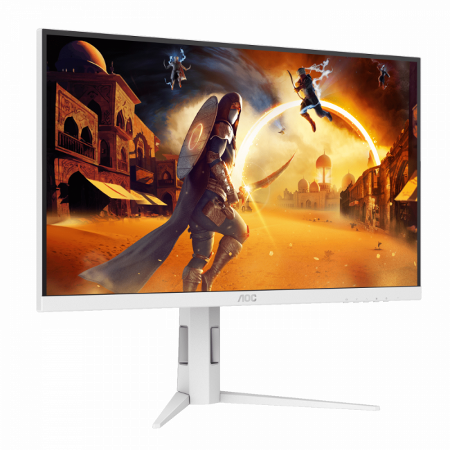 Монитор AOC Q27G4/WS 27" 2560x1440, IPS, 200Hz, 80M:1, 450cd, 0.3 ms, HDMI 2.0, DisplayPort 1.4, Height adj 130, pivot, VESA 100, 3Y, White/Silver Монитор AOC Q27G4/WS — для бизнеса и офиса Монитор AOC Q27G4/WS 27" 2560x1440, IPS, 200Hz, 80M:1, 450cd, 0.3 ms, HDMI 2.0, DisplayPort 1.4, Height adj 130, pivot, VESA 100, 3Y, White/Silver Монитор AOC Q27G4/WS — для бизнеса и офиса