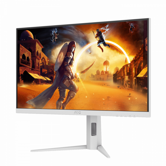 Монитор AOC Q27G4/WS 27" 2560x1440, IPS, 200Hz, 80M:1, 450cd, 0.3 ms, HDMI 2.0, DisplayPort 1.4, Height adj 130, pivot, VESA 100, 3Y, White/Silver Монитор AOC Q27G4/WS — для бизнеса и офиса Монитор AOC Q27G4/WS 27" 2560x1440, IPS, 200Hz, 80M:1, 450cd, 0.3 ms, HDMI 2.0, DisplayPort 1.4, Height adj 130, pivot, VESA 100, 3Y, White/Silver Монитор AOC Q27G4/WS — для бизнеса и офиса