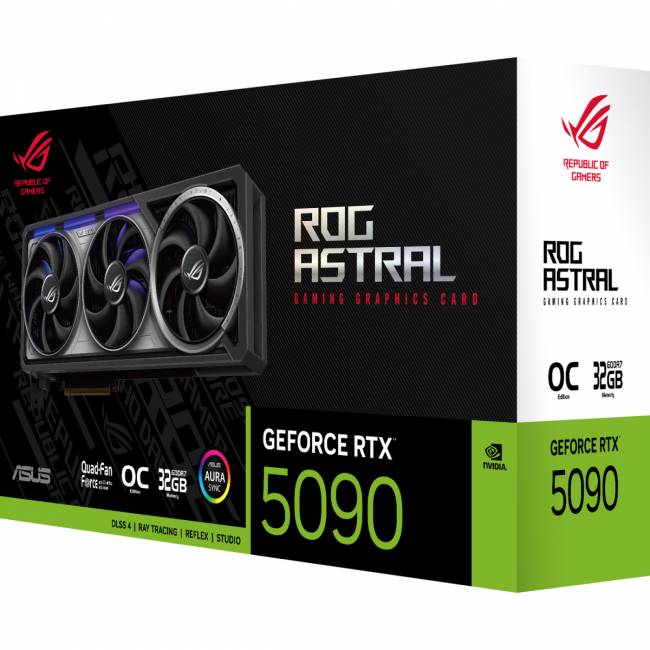 Видеокарта ASUS ROG-ASTRAL-RTX5090-O32G-GAMING (90YV0LW0-M0NA00) — для бизнеса и офиса Видеокарта ASUS ROG-ASTRAL-RTX5090-O32G-GAMING (90YV0LW0-M0NA00) — для бизнеса и офиса