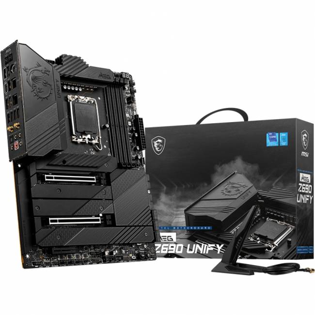 Материнская плата MSI MEG Z690 UNIFY — для бизнеса и офиса Материнская плата MSI MEG Z690 UNIFY — для бизнеса и офиса