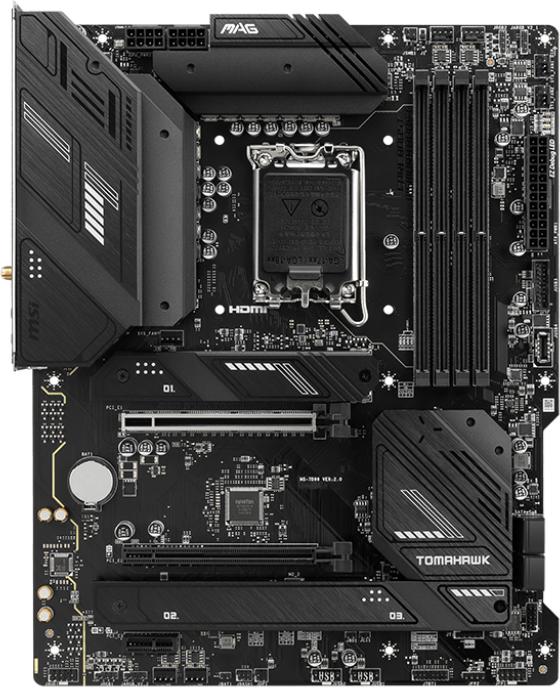 Материнская плата MSI MAG B760 TOMAHAWK WIFI — для бизнеса и офиса Материнская плата MSI MAG B760 TOMAHAWK WIFI — для бизнеса и офиса