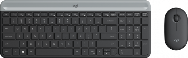 Комплект (клавиатура + мышь) Клавиатура + мышь Logitech Slim Wireless Keyboard and Mouse Combo MK470 — для бизнеса и офиса Комплект (клавиатура + мышь) Клавиатура + мышь Logitech Slim Wireless Keyboard and Mouse Combo MK470 — для бизнеса и офиса