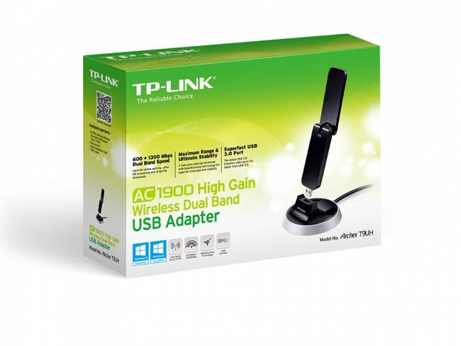 Адаптер Wi-Fi TP-Link Archer T9UH — для бизнеса и офиса Адаптер Wi-Fi TP-Link Archer T9UH — для бизнеса и офиса