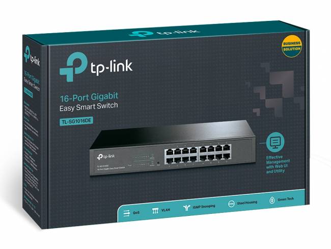 Коммутатор TP-Link TL-SG1016DE — для бизнеса и офиса Коммутатор TP-Link TL-SG1016DE — для бизнеса и офиса