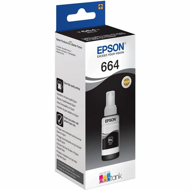 Чернила Epson C13T664198 — для бизнеса и офиса Чернила Epson C13T664198 — для бизнеса и офиса
