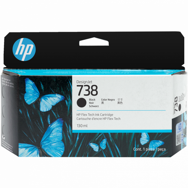 Картридж Картридж HP 738 498N4A 130-ml Black DesignJet Ink Cartridge — для бизнеса и офиса Картридж Картридж HP 738 498N4A 130-ml Black DesignJet Ink Cartridge — для бизнеса и офиса